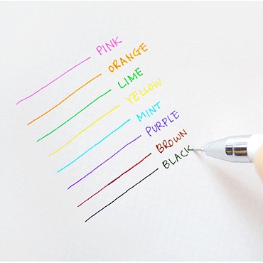 6 × kentop Flauto forma penna gel 0,5 mm Carta da lettere Stampa Penna a sfera per la scuola fai da te scrittura disegno 