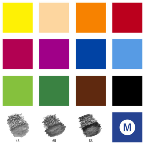 Set acquerellabile con 18 strumenti - immagine 4