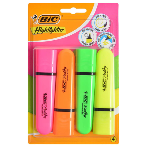 Evidenziatore Bic Marking highlighter